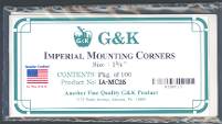 Mounting Corners 1 3/4" Size Package of 100